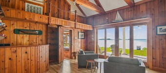 Waterfront Retreat with private beach and dock