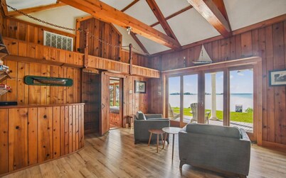 Waterfront Retreat with private beach and dock