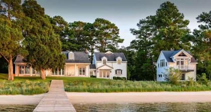 Waterfront Retreat with private beach and dock