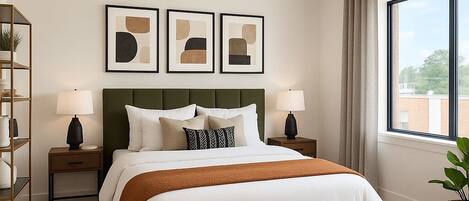 1 chambre, bureau, Wi-Fi gratuit, draps fournis