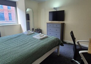Comfort Apartment, City View | Blackout drapes, iron/ironing board, free WiFi