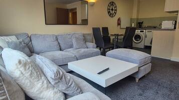 Comfort appartement, uitzicht op stad | Lounge