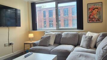 Comfort appartement, uitzicht op stad | Lounge