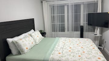 1 habitación, tabla de planchar con plancha y wifi