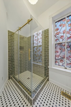 Hair dryer, towels, soap, toilet paper - Historic Tower Grove Retreat (St. Louis)