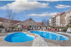 Indoor pool, outdoor pool