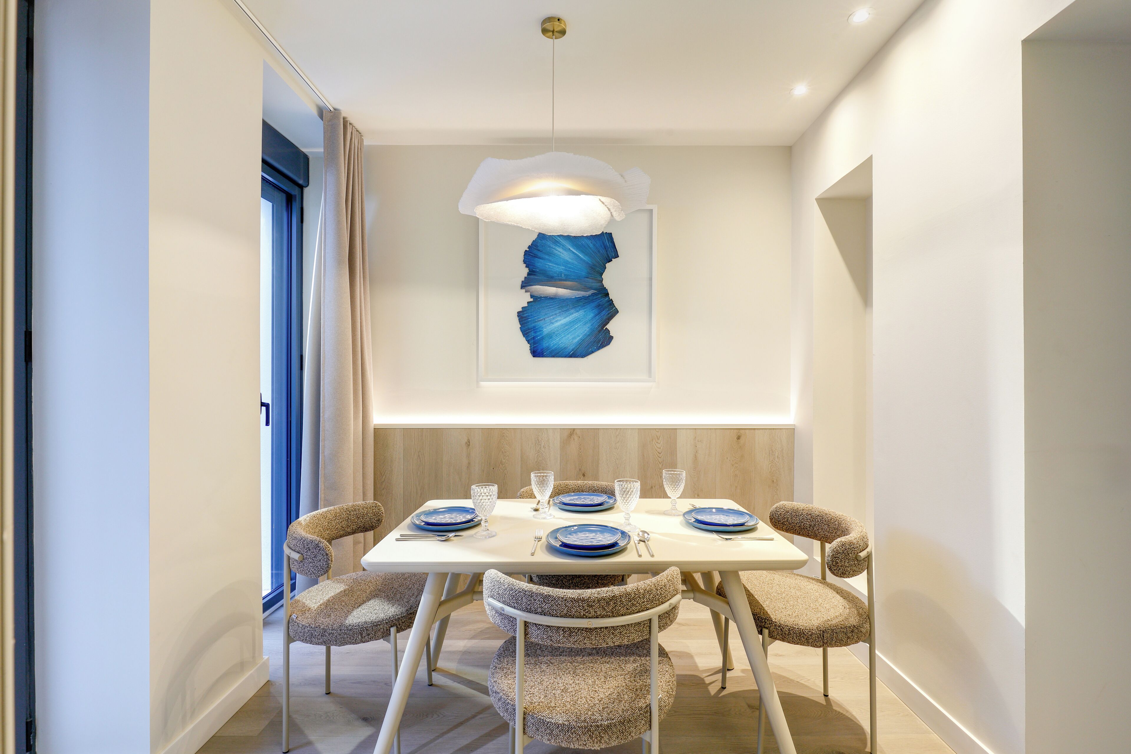 Deluxe-Apartment, 1 Schlafzimmer, Terrasse | Esszimmer