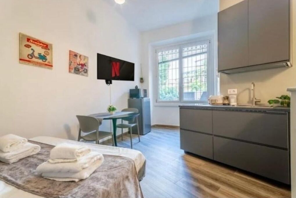 1 soverom, strykejern/-brett, wi-fi (inkludert) og sengetøy