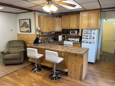 Microwave, oven, stovetop. Marvelous 5-bedroom house in Bessemer on snowmobile/ atv trail