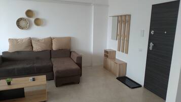 Apartment, 1 Bedroom, Accessible, Smoking | Living room