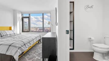 2 dormitorios, tabla de planchar con plancha, wifi gratis y ropa de cama