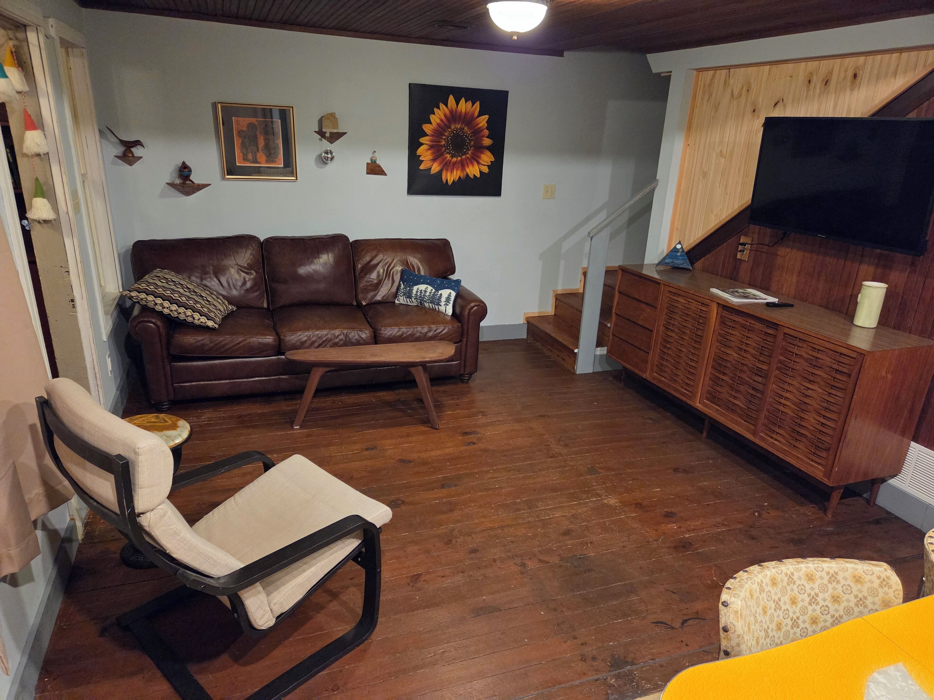 Smart TV, books, stereo