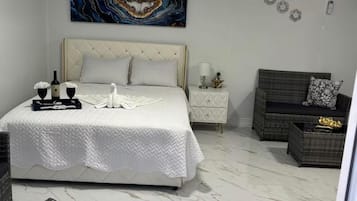 1 Schlafzimmer, Bügeleisen/Bügelbrett, Internetzugang, Bettwäsche