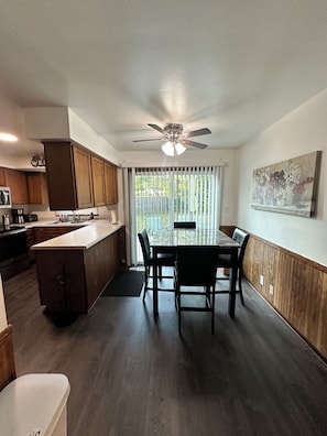 Microwave, oven, stovetop