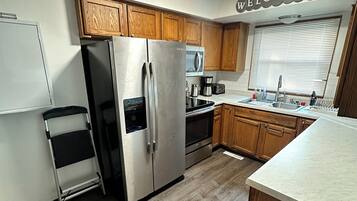 Microwave, oven, stovetop