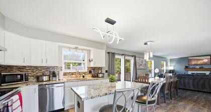 Spacious 4-BR Retreat w/ Game Room + BBQ Patio