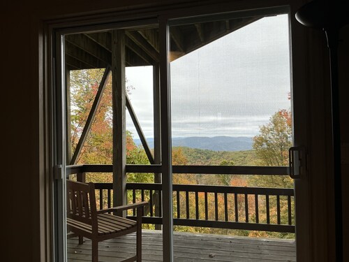 First Snow on Beech! Booking for Thanksgiving and Christmas Now.