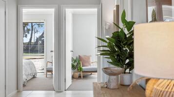 Iron/ironing board, travel crib, WiFi, bed sheets