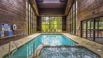 Indoor pool, a heated pool
