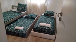 3 soveværelser, strygejern/strygebræt, sengetøj