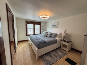 3 bedrooms, iron/ironing board, travel cot, WiFi