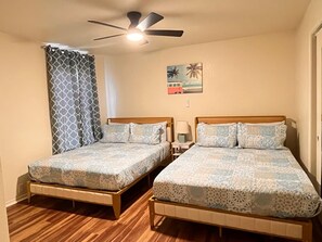 3 bedrooms, iron/ironing board, WiFi, bed sheets