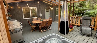 Charming 2-bedroom cottage with a hot tub. 5 Min to Volcanoes National Park!