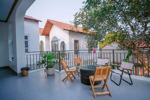 Chambre Quadruple Familiale, vue jardin