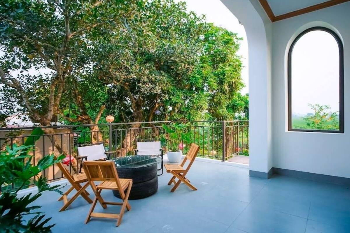 Family Quadruple Room, Garden View | Laptop workspace, free WiFi