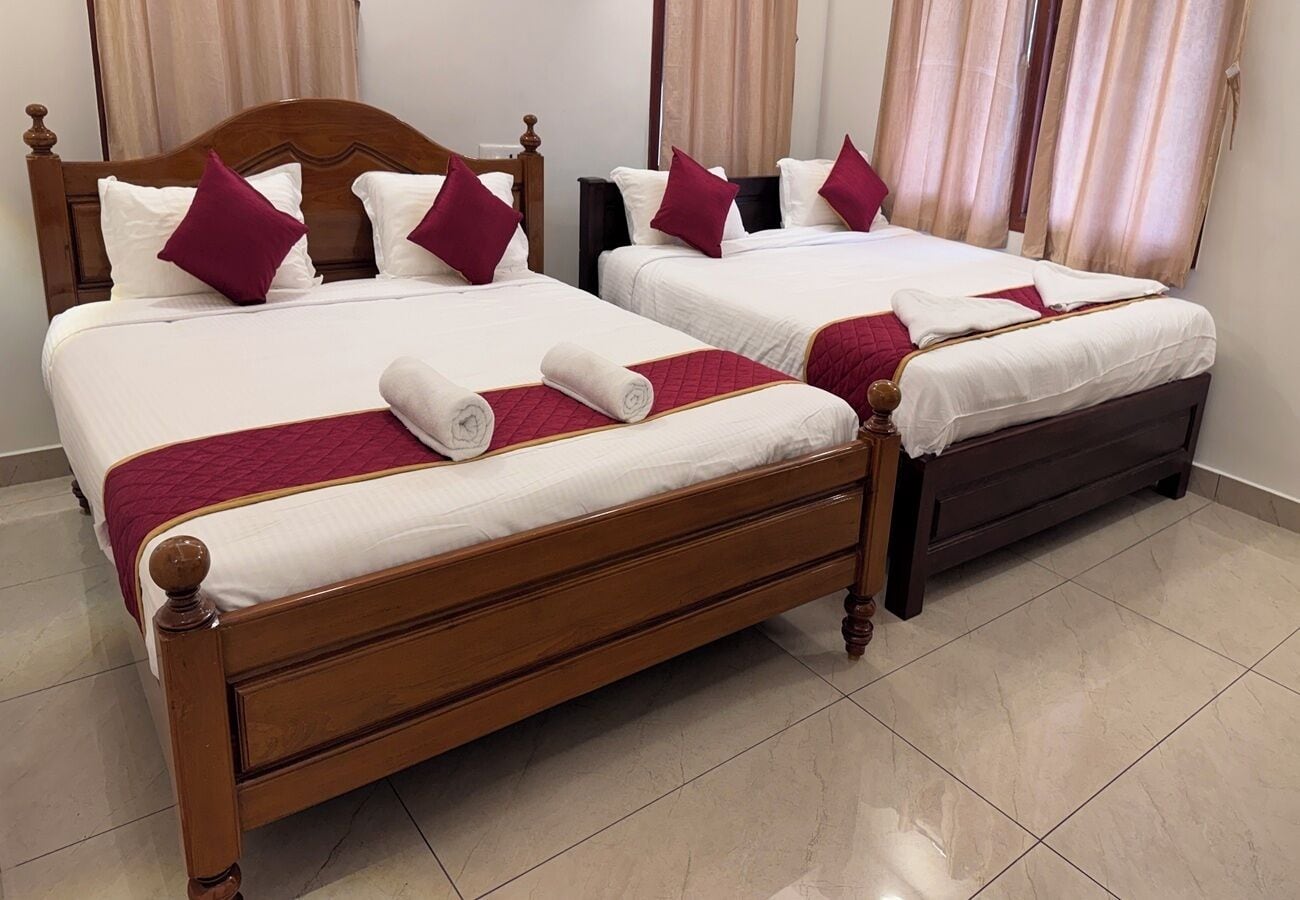 Premium Quadruple Room | Free WiFi, bed sheets