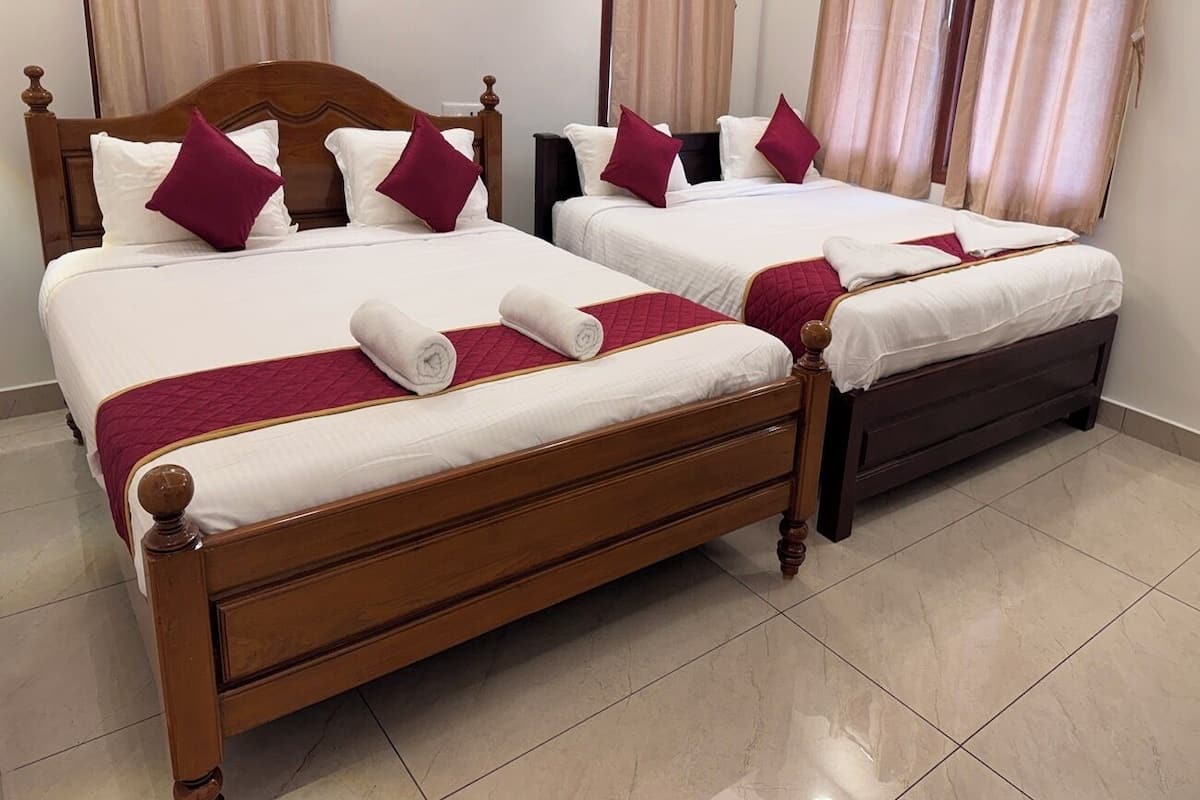 Premium Quadruple Room | Free WiFi, bed sheets
