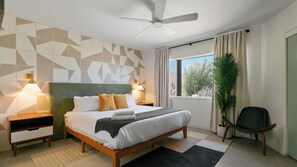 3 bedrooms, iron/ironing board, WiFi, bed sheets - Pool | Spa | Sauna | Fire pit | Mid Century Modern (Yucca Valley)