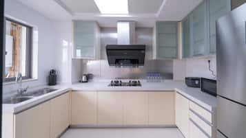 Apartment, 3 Bedrooms, Balcony, City View | Private kitchenette