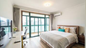 Apartamento superior, 1 habitación, cocina, vistas a la ciudad | Vistas desde la habitación