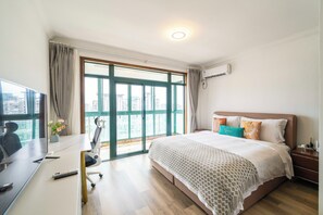 Appartement Supérieur, 1 chambre, cuisine, vue ville | Vue de la chambre