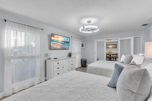 4 bedrooms, iron/ironing board, free WiFi, bed sheets