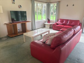 Fernseher, Kamin