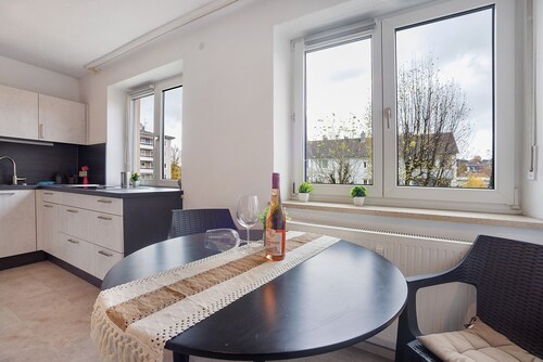 Apartment 'Allgäu Space' mit Gemeinschaftsgarten, Balkon und WLAN