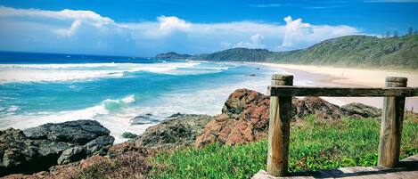 Beach nearby, beach towels