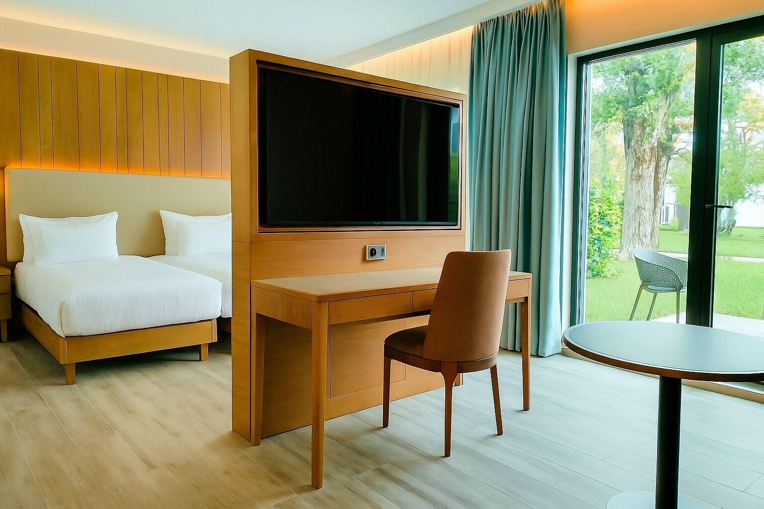 Caja de seguridad en la habitación, escritorio y wifi gratis 