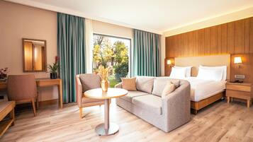 Standard Double Room, Garden View | In-room safe, desk, free WiFi