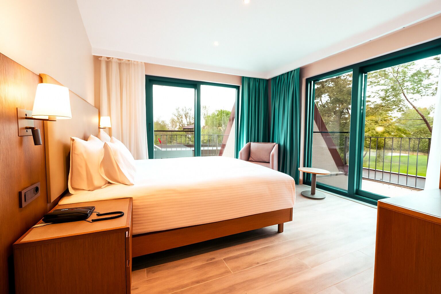 Deluxe Suite, Balcony, Garden View | In-room safe, desk, free WiFi