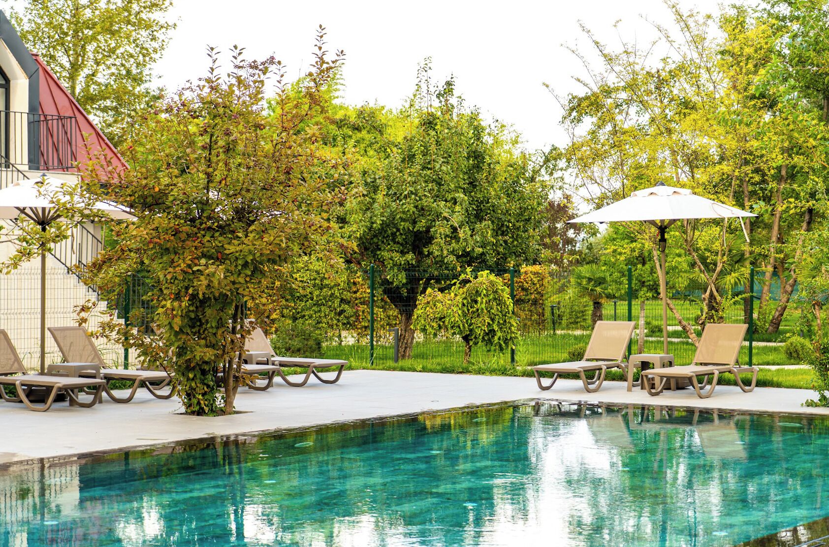 Seasonal outdoor pool