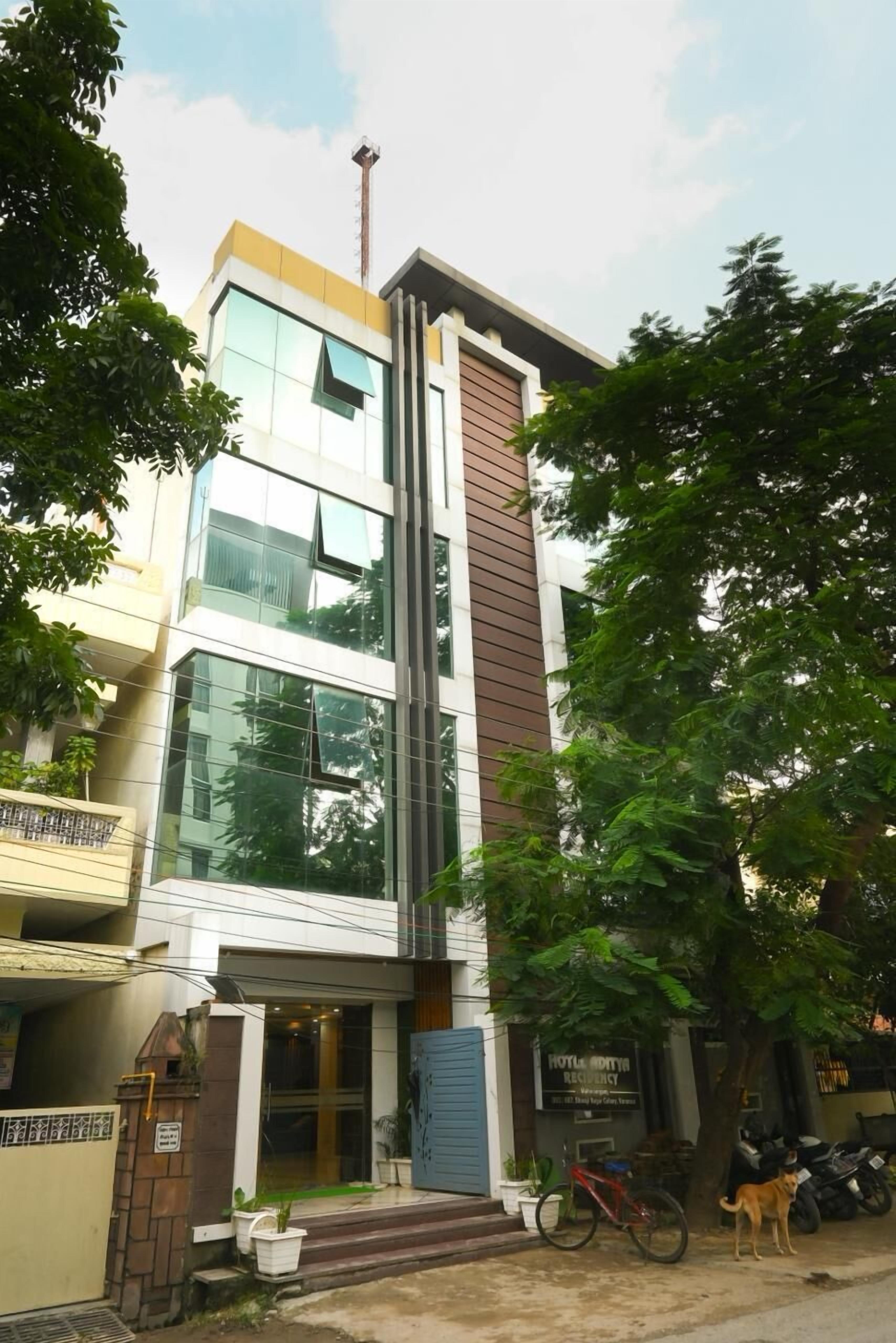 Façade de l’hébergement