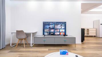 Smart TV 55 pulgadas con canales de televisión por cable