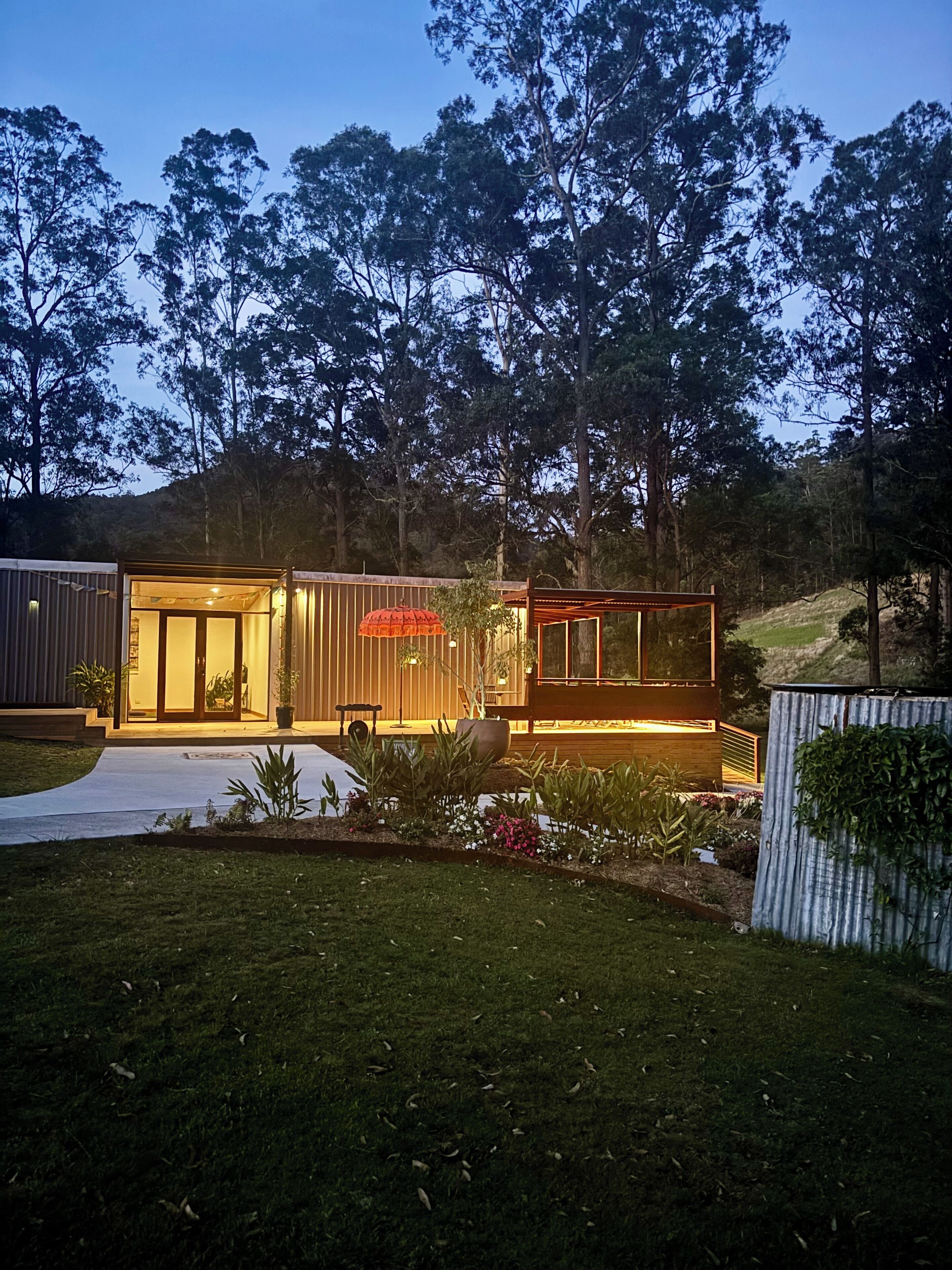 Fassade der Unterkunft