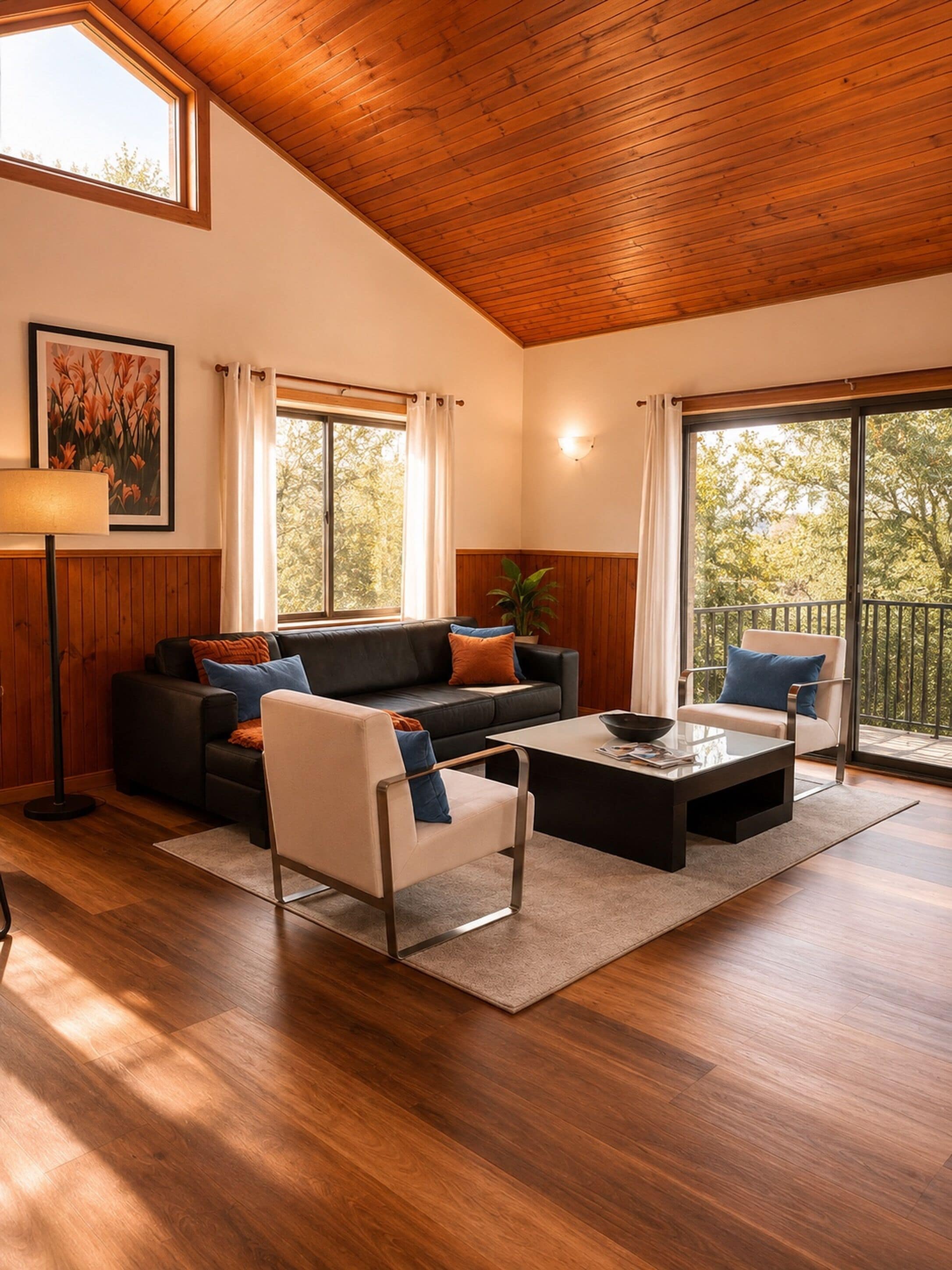 Deluxe Cabin, 1 Queen Bed, Kitchenette, Garden View | Premium bedding, down duvets, pillow-top beds, individually decorated