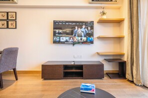 Apartment, 1 Bedroom, Kitchen, City View | Living room - Tyms 1BR APT  Huijing Garden (Shanghai)