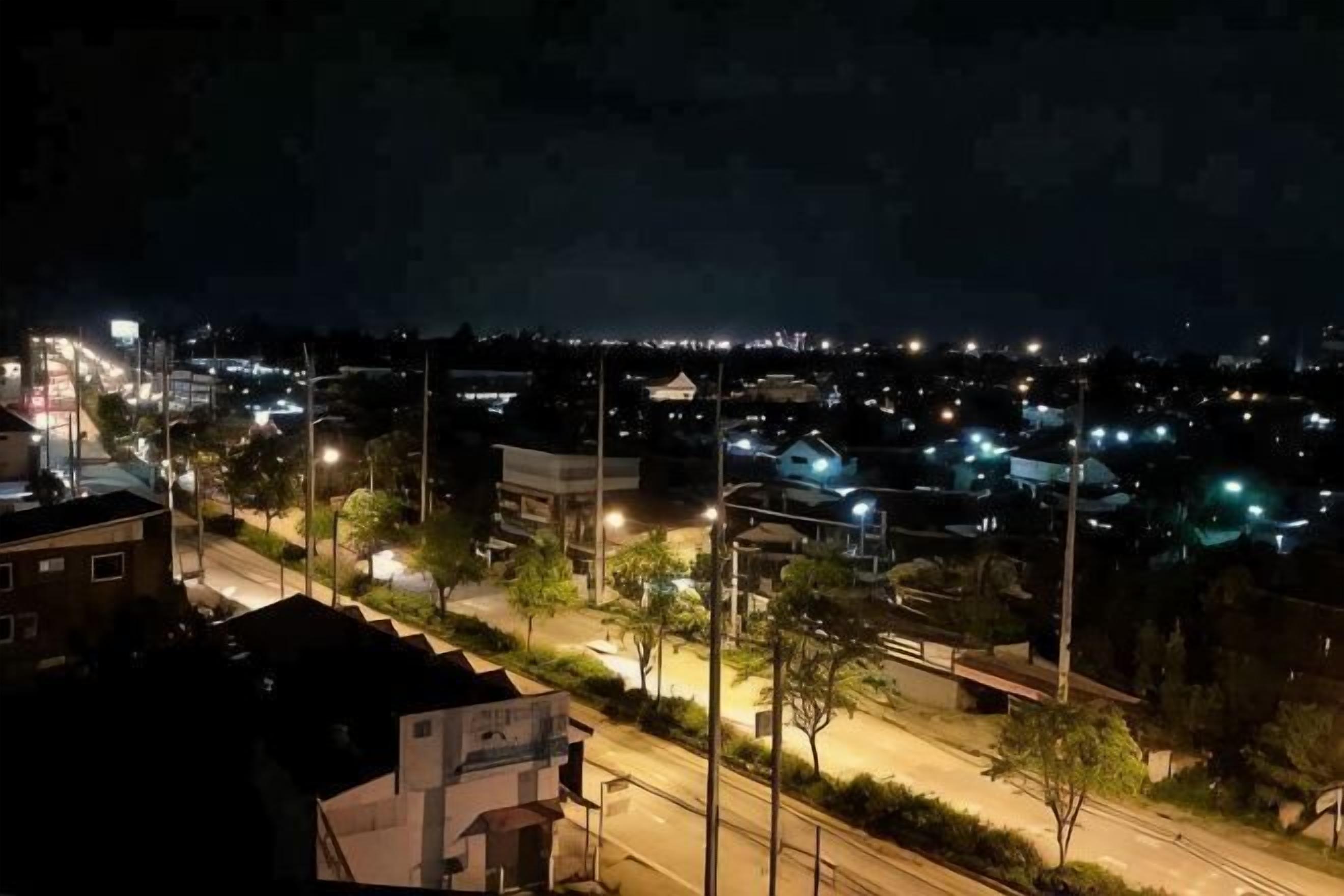 منظر من الجو على ارتفاع عالٍ