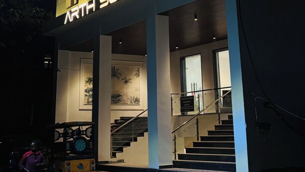 A building with a sign reading 'ARTH SUITES' at the entrance. - Arth Suites Lucknow Gomti Nagar (Lucknow)